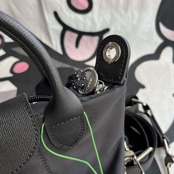 Le Pliage Energy S Recycled Canvas Black Tote - Picture 3 of 5